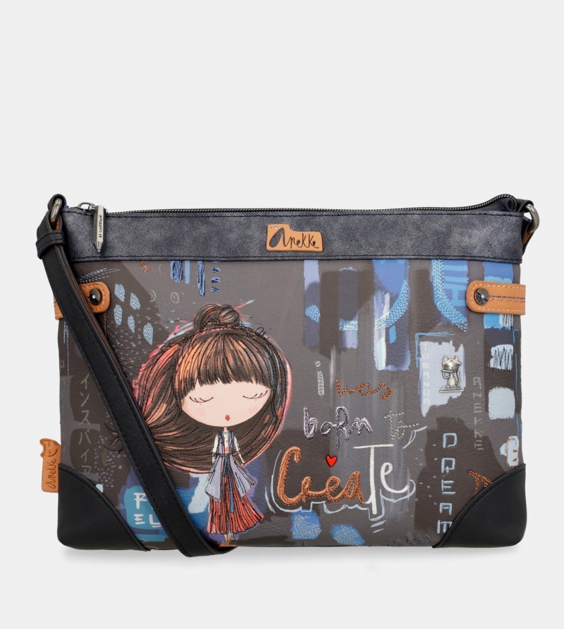 Bolsa De Hombro Anekke Contemporary Large Printed Mujer | 9638201-RV