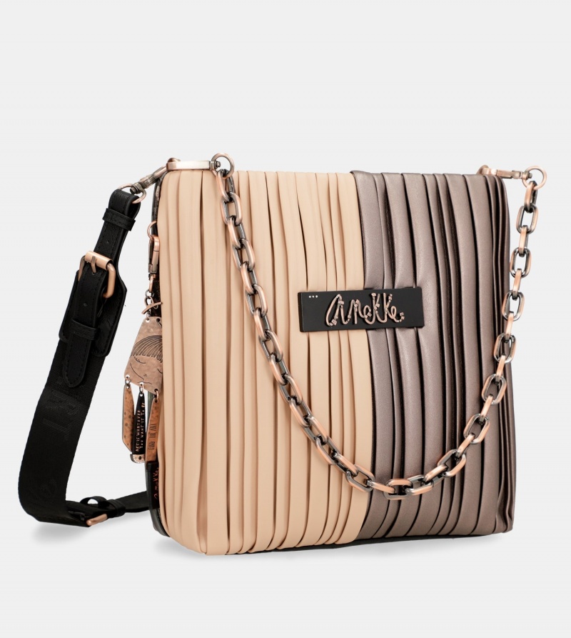 Bolsa De Hombro Anekke Shōen Palette Double-Sided Plisado Mujer | 2503879-GW