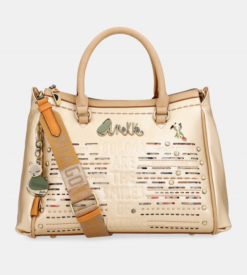 Bolso Tote Anekke Nature Pachamama Golden Doctor Mujer | 6801437-BZ