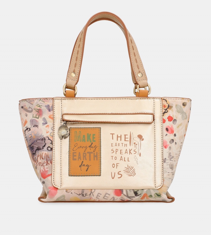 Bolso Tote Anekke Nature Pachamama Golden Mujer | 2385041-MW