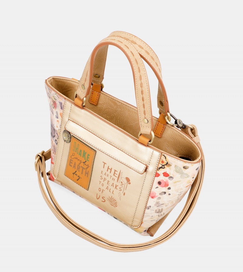 Bolso Tote Anekke Nature Pachamama Golden Mujer | 2385041-MW