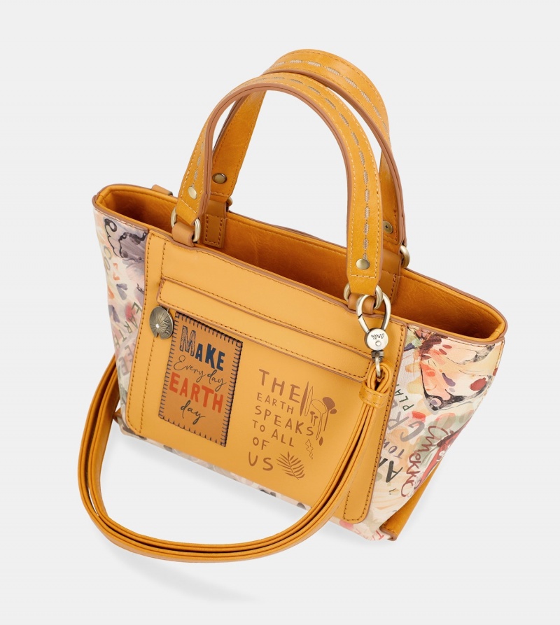 Bolso Tote Anekke Nature Pachamama Ochre Mujer | 6904283-MZ