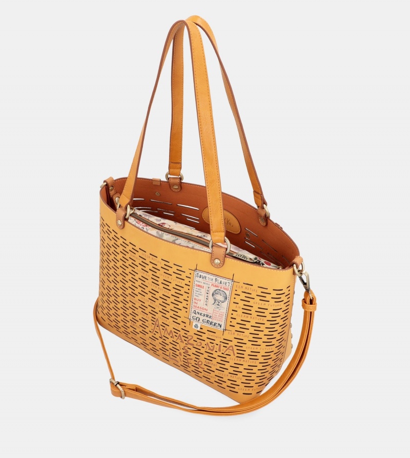 Bolso Tote Anekke Nature Pachamama Ochre Large Mujer | 0134986-BD